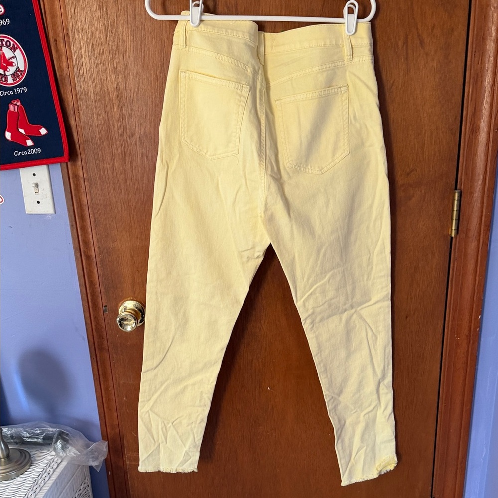 LOFT Sunny Yellow Jeans - Picture 4 of 4